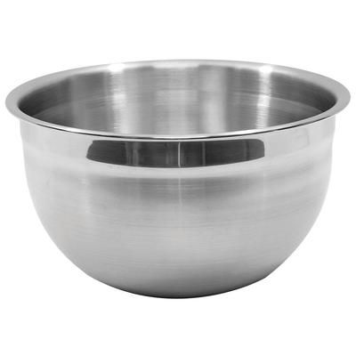 Tablecraft H833 5 Quart Stainless Steel Premium Mixing Bowl, Silver