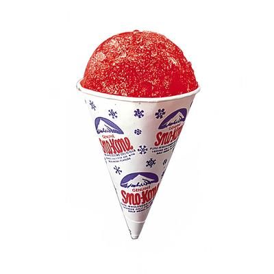 Gold Medal 1060 6 oz Disposable Sno-Kone Snow Cone Cups