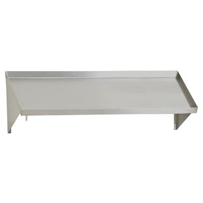 Eagle Group 605382 Solid Wall Mounted Rack Shelf, 63"W x 21"D, Stainless, Stainless Steel