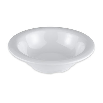 GET B-454-DW Diamond White 4 1/2 oz Round Melamine Dinner Bowl, White