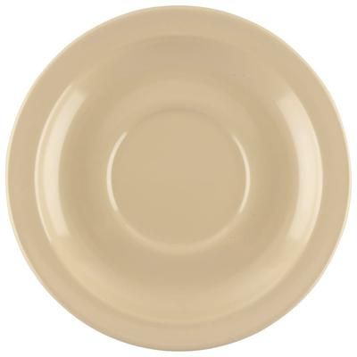 GET DC-200-T 5 3/4" Round Melamine Saucer for DC 100 & DC 101, Tan, Beige