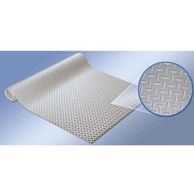 Cactus Mat 1051R-4R BLK Diamond Plate Runner - 4' x 75', Vinyl, Black, Black Vinyl