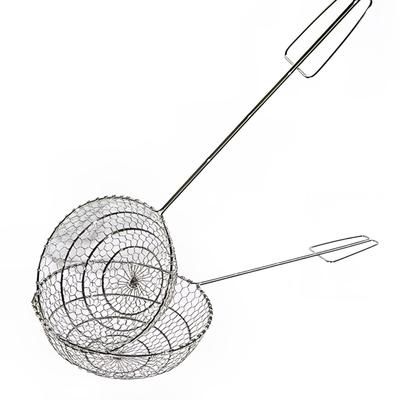 Town 42527 7" Diameter Bird's Nest Skimmer, Stainless, Silver