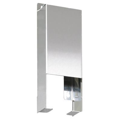 Louis Tellier B1010 Wall Mount Disposable Mask Dispenser - 11 3/5"W x 10 1/5"H, Stainless Steel