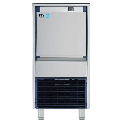 ITV Ice Makers DELTANG80 16"W Top Hat Undercounter Commercial Ice Machine - 77 lbs/day, Air Cooled, 115v, 77 lb Production Capacity, Stainless Steel