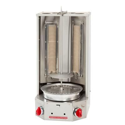 American Range AVB-2E NG Gas Gyro Machine w/ 30 lb Capacity - 1 Burner, Stainless Steel, Natural Gas, Gas Type: NG