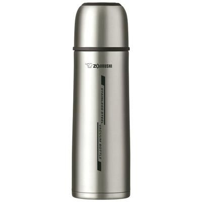 Zojirushi SV-GWE50 17 oz Stainless Steel Bottle w/ One Touch Dispense - Steel Interior, 17 Ounce, Silver
