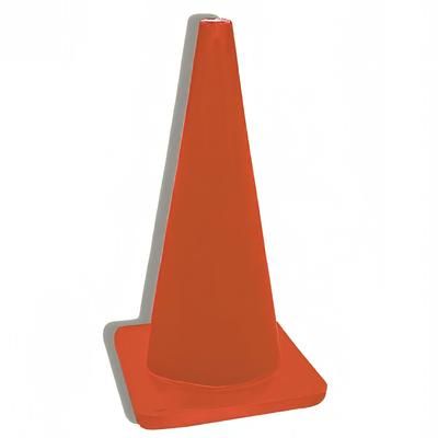 Accuform Signs FBC216 28"H Flexible Traffic Cones - PVC Plastic, Red/Orange, Stackable