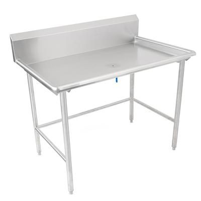 John Boos DST6R10-3061SBW-X 60 7/8" Sorting Table - 10" Backsplash, 2 1/4" Rolled Edge, Stainless Steel