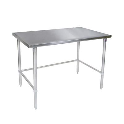 John Boos ST4-3660SSK 60" 14 ga Work Table w/ Undershelf & 300 Series Stainless Steel Flat Top