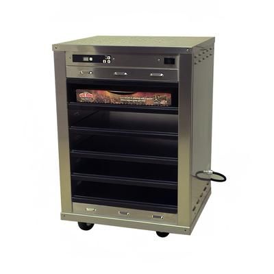 Carter-Hoffmann DF1818-4 Half Height Pass Thru Pizza Holding Cabinet w/ 4 Pizza Box Capacity, 120v, 4 Shelves, Stainless Steel