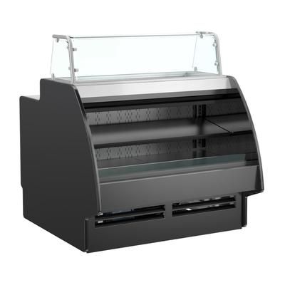 Structural Concepts GP441RR 51" Fusion Horizontal Open Air Cooler w/ 2 Levels, 110-120v, 120-230v/1 ph, Black