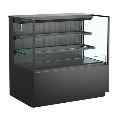 Structural Concepts NR4847RSSV 47 3/4" Reveal Horizontal Open Air Cooler w/ 3 Levels, 110/120v, Black