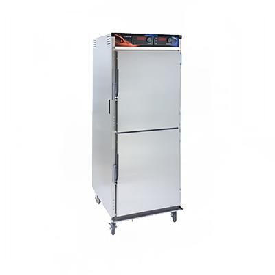 Cres Cor H-137-WSUA-12D-15A Full Height Insulated Mobile Heated Cabinet w/ 12 Pan Capacity, 120v, AquaTemp Humidity, Stainless Steel