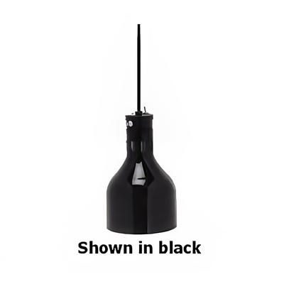 Cres Cor IFW6610 PN 120/1 86 1/2" Ceiling Mount Heat Lamp w/ Standard Cord - Lower Switch, Polished Nickel, 120v, Red