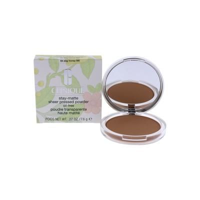 Plus Size Women's Stay-Matte Sheer Pressed Powder - Dry Combination To Oil -0.27 Oz Powder by Clinique in Stay Honey
