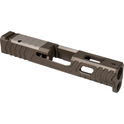 Shark Coast Tactical Greasy Custom Stripped Pistol Slide Glock 43x Black 100-004-0300-01