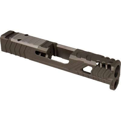 Shark Coast Tactical Method Custom Stripped Pistol Slide Glock 43x Black 100-006-0300-01