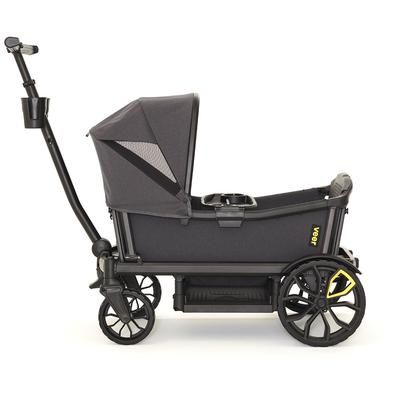 Veer All-Terrain Cruiser XL (4 Seater) Stroller Wagon + Canopy Bundle - Grey