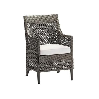 Set of 2 Graham Dining Chair Replacement Cushions - Dining Side Chair Cushions, Cara Stripe Air Blue - Frontgate