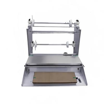 Omcan 14430 Two Roll Tabletop Wrapping Machine - 18" Max Film Width, 110v, Stainless Steel