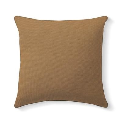 Sunbrella Piped Outdoor Pillow - 20" Square, 20" Square/Clay - Grandin Road