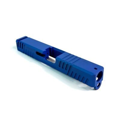 Gun Cuts Shift Slide for Glock 19 No Optic Cut NRA Blue GC-G19-SHF-NBL-NO