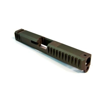 Gun Cuts Bulldog Slide for Glock 17 Optic Cut Smoked Bronze GC-G17-BUL-SBR-RMR