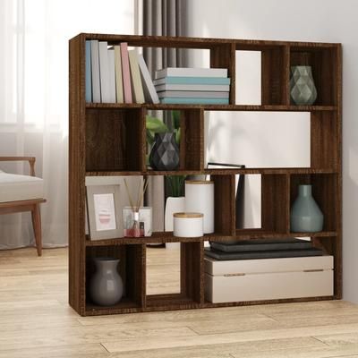 vidaXL Libreria/Divisorio Rovere Marrone 105x24x102 cm