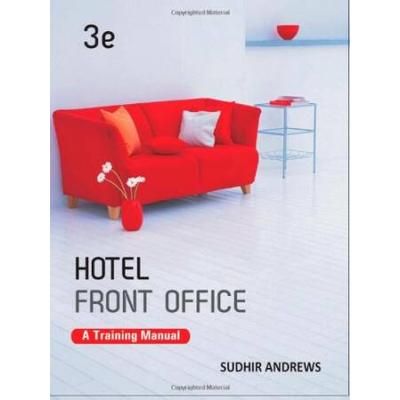 Hotel Front Office A Training Manual