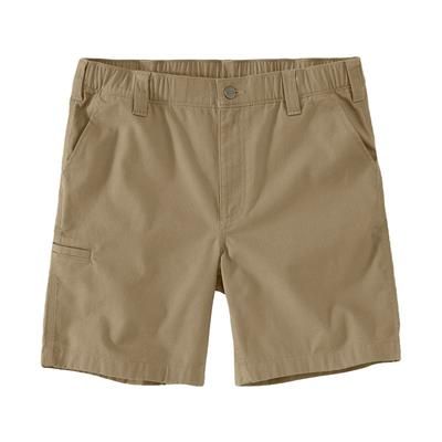 Carhartt Men's Rugged Flex Relaxed Fit Canvas Work Shorts, Dark Khaki SKU - 633321