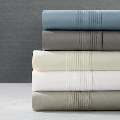 Channel Stitch Sateen Sheet Set - Mist Blue, California King - Frontgate Resort Collection™