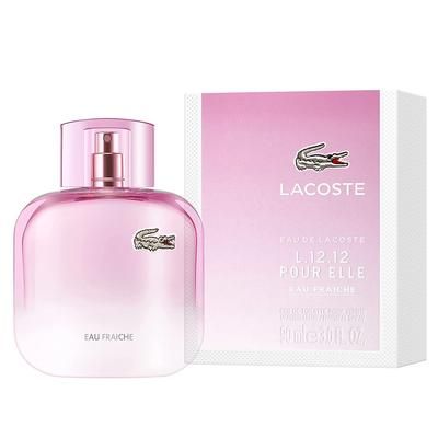 L.12.12 Eau Fraiche Pour Elle by Lacoste for Women 3 oz Eau De Toilette for Women