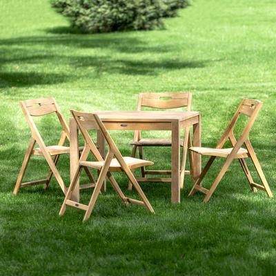 Surf 5pc Teak Bistro Dining Set