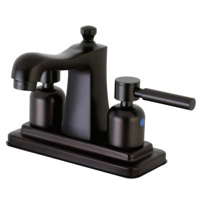 Kingston Brass FB4645DL 4 in. Centerset Bathroom Faucet, Oil Rubbed Bronze - Kingston Brass FB4645DL