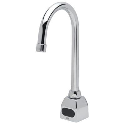 Zurn Industries Z6920-XL-GC Deck Mount Gooseneck Sensor Faucet w/ 0.5 gpm Aerator - 8" Spout, Chrome