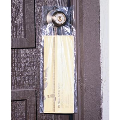LK Packaging D915 Doorknob Bag - 15" x 9 1/2", Polypropylene, Clear