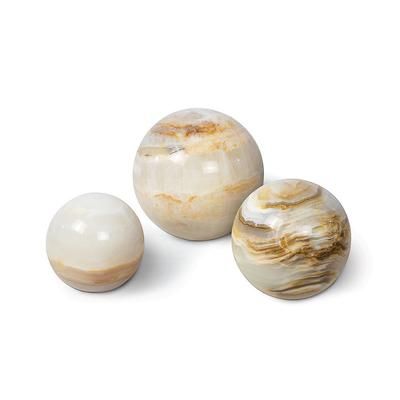 Mineral Spheres, Set of Three - Frontgate