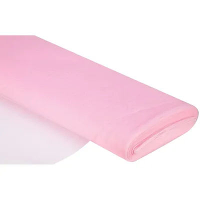 Tissu tulle, rose pâle