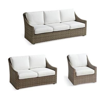 Ashby Tailored Furniture Covers - Seating, Sofa, Sand - Frontgate