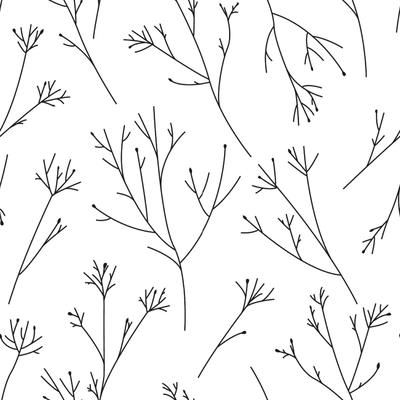 Peel And Stick Wallpaper by RoomMates in Twigs Black White