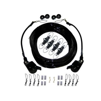 RUPP Marine Double Rigging Kit w/Lok-Ups & Nok-Outs - 260' Black Mono CA-0175-MO