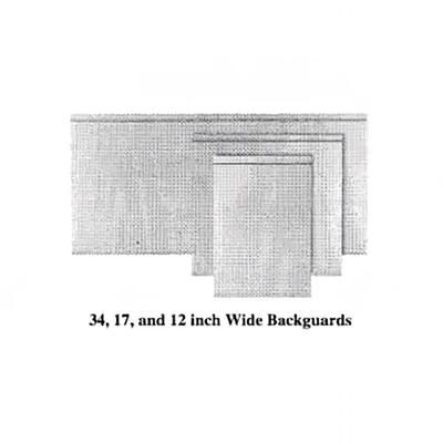 Garland M29LPBG Master Series Low Profile Backguard/Flue Riser, 10"H x 29"W, Stainless Steel