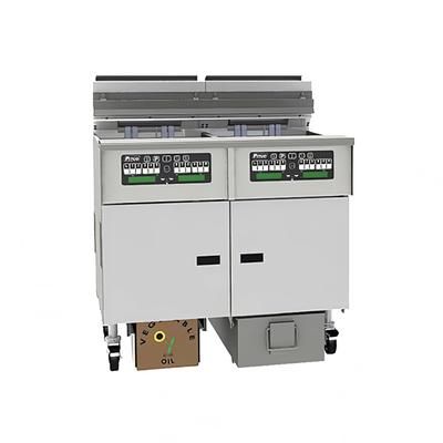 Pitco SELV184-C/FD Commercial Electric Fryer - (1) 40 lb Vat, Floor Model, 240v/3ph, Stainless Steel