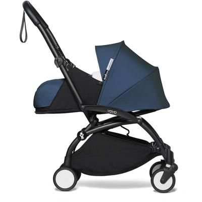 Babyzen YOYO2 Ultra Compact 0+ Stroller - Black / Air France Blue