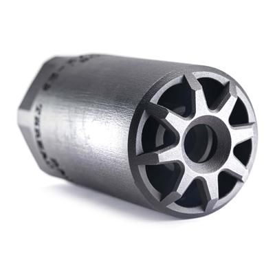 Sharps Bros. Badlands Integrated Muzzle Brake & Blast Deflector Heat Treated 17-4 Stainless Steel Nitride Finish 5/8x24 Threads 2.75in BAD02