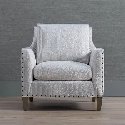 Banks Accent Chair - Black Holt Performance Leather - Frontgate