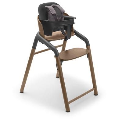 Bugaboo Giraffe Complete High Chair + Newborn Set Bundle - Warm Wood / Grey / Tornado Grey