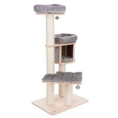 Natural Paradise Cat Tree Magnolia L light grey