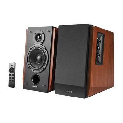 Edifier R1700BTS 2-Way Active Wireless Bookshelf Speakers (Walnut, Pair) R1700BTS